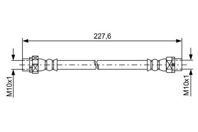 FREN HORTUMU. IC. ARKA. 230.00 MM