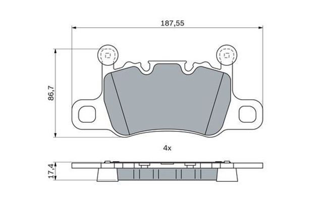 FREN BALATASI PORSCHE 911 BOXTER CAYMAN