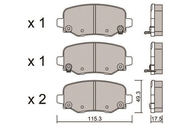 ARKA BALATA FIAT 500X 2014 2018 JEEP RENEGADE SUV 2014 2018