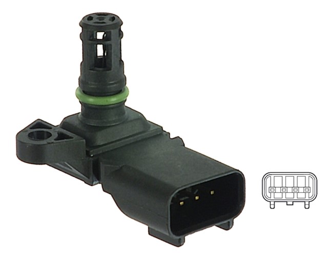 MAP SENSORU GAZ KELEBEK SENSORU FIESTA - FOCUS - C - MAX 1.4 - 1.6 BENZ 02