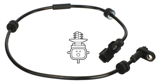 ABS HIZ SENSORU ARKA; SOL/SAG FORD FIESTA VI 10/08