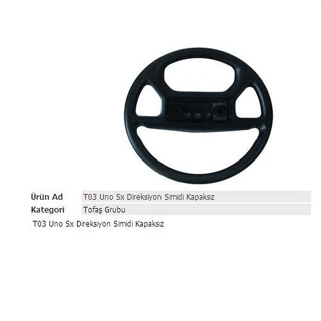 DIREKSIYON SIMIDI UNO SX YM KAPAKSIZ 00023