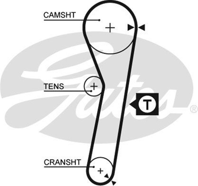TRIGER KAYISI 095X254 DAIHATSU CHARADE 1.5 16V 94 - 99 - 1.6 16V 93 - 96 FEROZA GRAN MOVE CT788