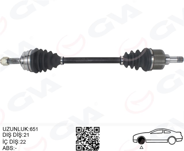 KOMPLE AKS SOL ON PSA 208 1.2 12 - 