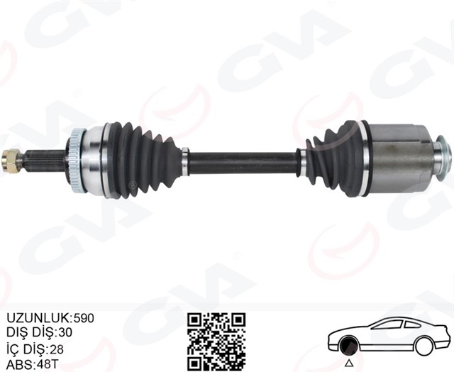 KOMPLE AKS ON SAG ABSLI HYUNDAI IX35 2.0 CRDI A - T 10 - - KIA SPORTAGE 2.0 CRDI A - T 10 - 