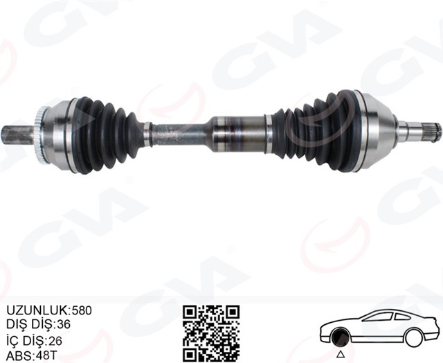 ON AKS KOMPLE SOL VOLVO XC90 02 ABS LI