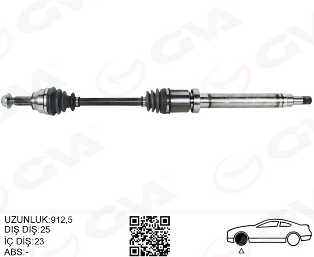 ON AKS KOMPLE SAG FORD COURIER 1.5 1.6 TCDI 14 17