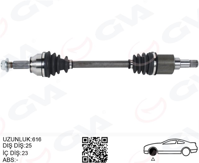 ON AKS KOMPLE SOL COURIER - FIESTA 14 - 