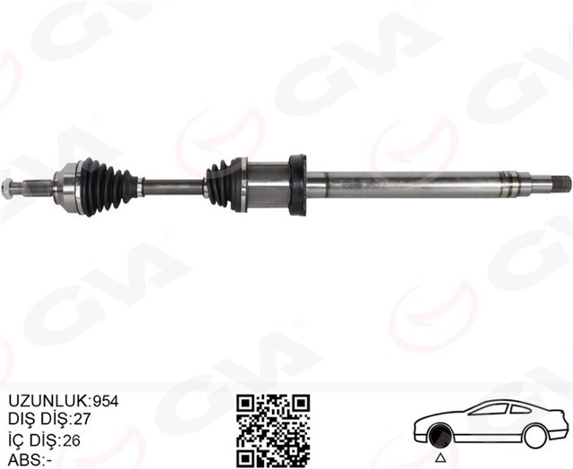KOMPLE AKS ON SAG JAGUAR X - TYPE I X400 2.2 D 954MM