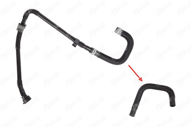 YEDEK SU DEPO HORTUMUPLASTIK BORU HARICOK ILE GOSTERILEN HORTUM PEUGEOT PARTNER