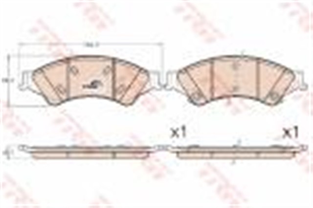 ON FREN BALATASI RANGER TKE 2.2TDCI / 3.2TDCI 4 4 12 /