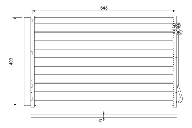 KONDENSER MERCEDES VITO