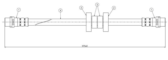ON FREN HORTUMU TRANSPORTER T4 96