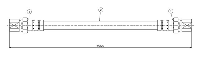 ARKA FREN HORTUMU NEXIA 95
