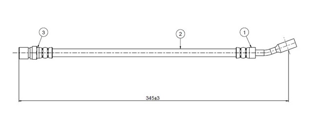 ON FREN HORTUMU LANOS 1.6 SX 97