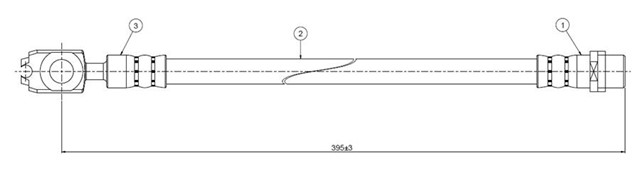 ON FREN HORTUMU AROSA 1.0 / 1.4 / 1.4 TDI / 1.7 SDI 98