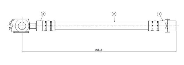 ARKA FREN HORTUMU PASSAT 95