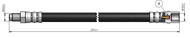 FREN HORTUMU ARKA MERCEDES W168 W169 W245 W414