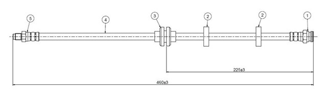 FREN HORTUMU ARKA 156 97 - . .
