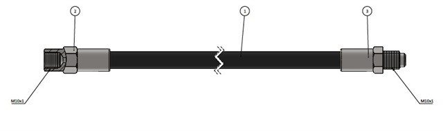 FREN HORTUMU ARKA LT 28 50 83 - 