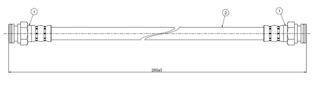 FREN HORTUMU ARKA SUNNY B11 82 - 91