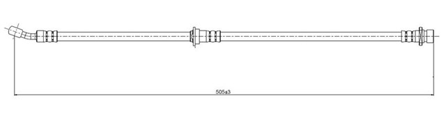 FREN HORTUMU ON HR - V 1.6 I 16V 99 - .