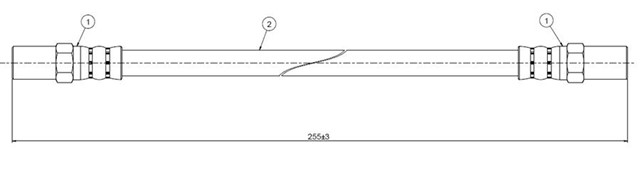 FREN HORTUMU ARKA SAMARA 85 - 