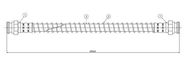 FREN HORTUMU SOL ARKA GETZ TB 02 - 09