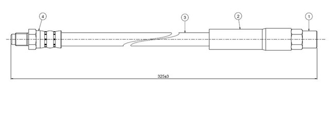 FREN HORTUMU ON 3 E30 - BMW 5 SERIES 10 - 7 SERIE 10 93 - ..