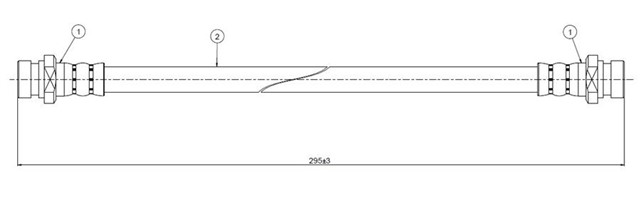 FREN HORTUMU ARKA 626 GC - GD 83 - 92
