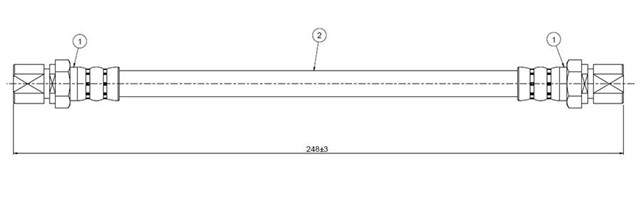 FREN HORTUMU ARKA NUBIA 1.6 SE 97.