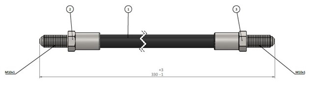 FREN HORTUMU ARKA TAUNUS 1.6 70 - 76