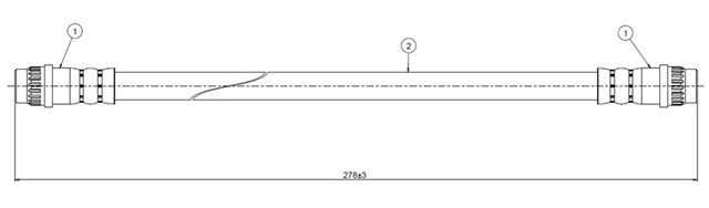FREN HORTUMU ARKA EXPERT TUTTI - ALL MODELS 96 - .