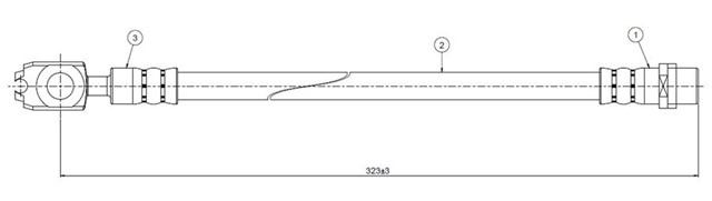 FREN HORTUMU ARKA PASSAT 98 - 04