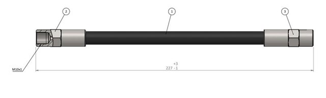 ARKA FREN HORTUMU S70 I - V70 I 2.0 2.3 2.5 TD 95 04