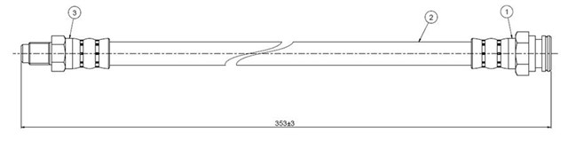 FREN HORTUMU ON VISA SUPER X 82 - 88
