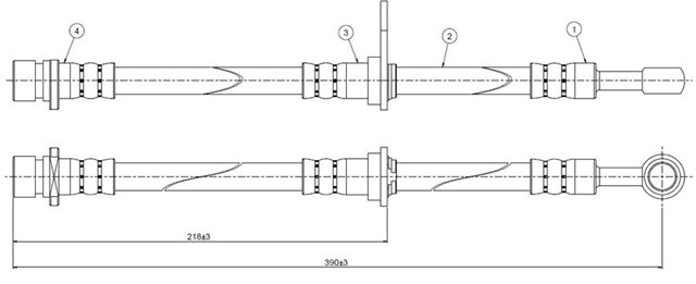 FREN HORTUMU ARKA INTEGRA DA 1.5 86 - 90