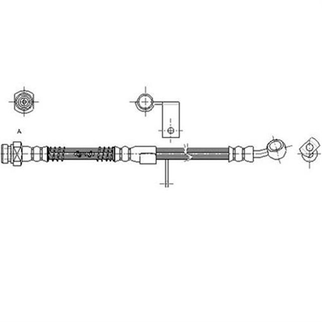 FREN HORTUMU SOL ON ACCENT II 00 - 05