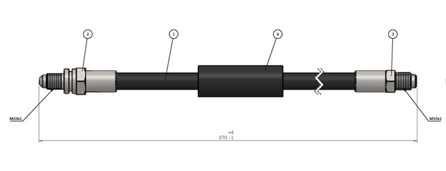 FREN HORTUMU ARKA KA 98 - 08