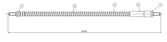 FREN HORTUMU ON RANGE ROVER 70 - 81