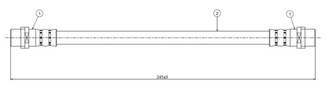FREN HORTUMU ARKA ZAFIRA 99 - 