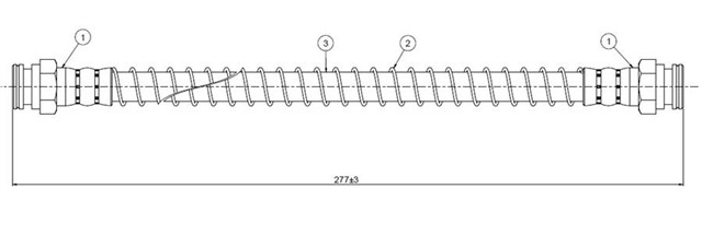 FREN HORTUMU ARKA 205 83 - 98