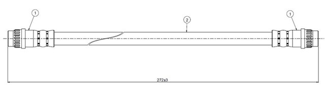 FREN HORTUMU ARKA TWINGO 93 - 96