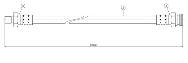 FREN HORTUMU ARKA VIOLET A10 78 - 82
