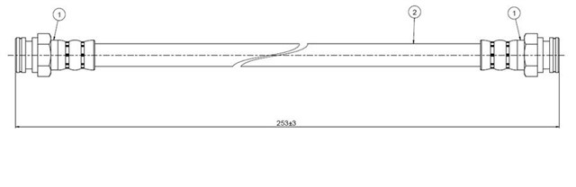 FREN HORTUMU ARKA PULSAR N10 79 - 82
