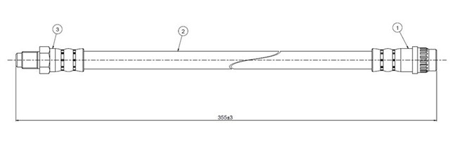 FREN HORTUMU ON TWINGO 93 - 96