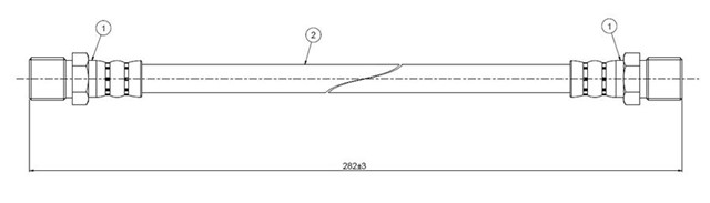 FREN HORTUMU ON ALTO SS80 81 - 85