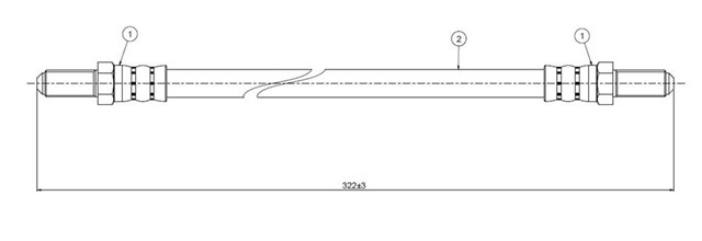 FREN HORTUMU ARKA 99 75 - 84