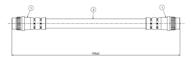 FREN HORTUMU ARKA CLIO 98 - 