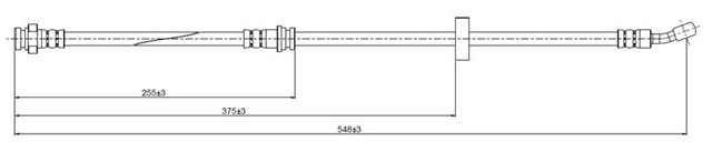 FREN HORTUMU ON VITARA. ESCUDO 94 - 